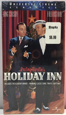 Holiday Inn - New Sealed! VHS 1994 Video Tape Bing Crosby Fred Astaire Christmas - Image 1 of 4