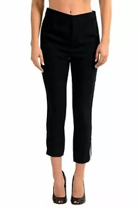 Dsquared2 Women's Black Beads Decorated Casual Pants US XS IT 38 - Picture 1 of 4