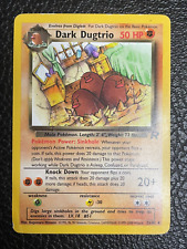Pokémon TCG Dark Dugtrio Team Rocket 23 Regular Unlimited Rare LP/MP 23/82 🔥
