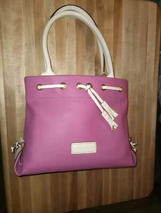 Dooney & Bourke Canvas Tote Bag Pink & Off White Accents, Fast Free Shipping . - Picture 1 of 18