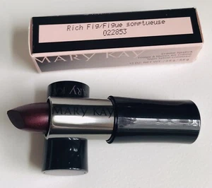 New In Box Mary Kay Creme Lipstick Rich Fig Full Size Fast Ship - Picture 1 of 2