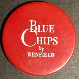 Gruppe von 5 Vintage "Renfield Blue Chips" Werbung Poker Chip - Eisenstadt - Bild 1 von 11