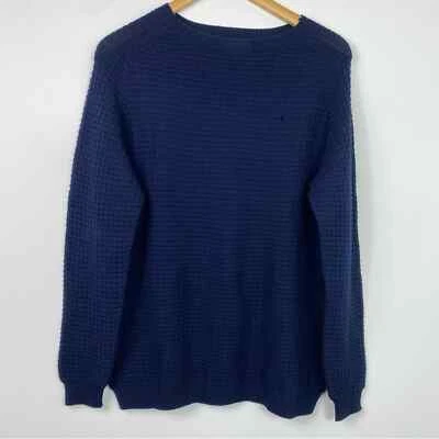 American trench wool sweater crew neck knitted small - Image 1 of 4