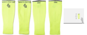 Calf Sleeves Shock Doctor Running Compression Yellow - New - Picture 1 of 1