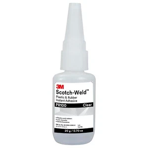 3M Scotch-Weld Plastic & Rubber Instant Adhesive PR100, Clear, 20 (Case of 10) - Picture 1 of 1