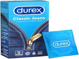 Durex - Preservativi Classic Jeans, comodi e affidabili (Confezione da 9) - Foto 1 di 2