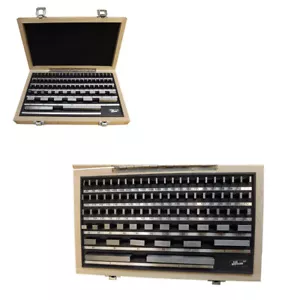 81 pc Steel Gage Block Set000005 Space Block Harden Gauges Gauge Block Grade B - Picture 1 of 4