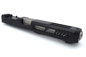 HGW Complete Upper for Glock 34 Titan RMR Black Nitride Slide Fluted Barrel - Picture 1 of 7