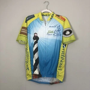VOmax Tour De Shore Multi Color Cycling Jersey Size Men’s Medium - Picture 1 of 9