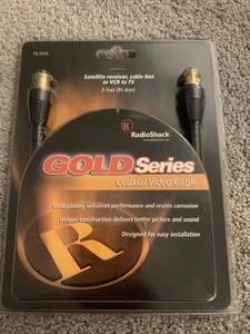 Coaxial Video Cable Gold Series Radio Shack 3-Feet 15-1515 New!! In box - Picture 1 of 2