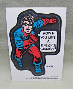 1976 BUCKY STICKER Topps vintage Marvel Super Heroes comic book hero card - Picture 1 of 2