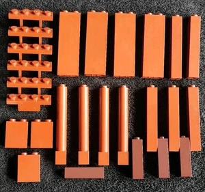 Lego Wandpaneele Konvolut braun Steine Säule Stütze Treppe Stücke 43888 2453 2454 - Bild 1 von 4