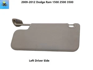 1HQ27BD1AB 2010 2011 2012 Dodge Ram Left Sun Visor Sunvisor Extendable - Picture 1 of 10