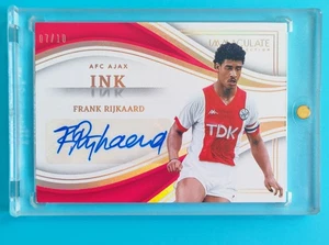2023-24 Immaculate ajax Frank Rijkaard Ink Auto 7/10 - Picture 1 of 2