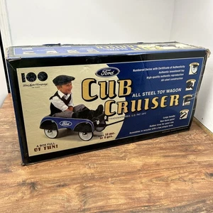 FORD 100TH Anniversary Cub Cruiser Steel Wagon, Neat Car Show Wagon & Childs Toy - Picture 1 of 13