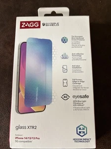 ZAGG InvisibleShield XTR2 Screen Protector For Apple iPhone 14 / 13 / 13 Pro New - Picture 1 of 4