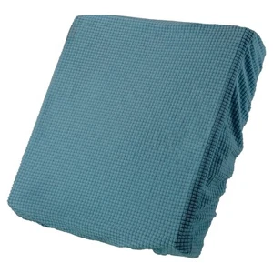 Couch Cushion Cover, 20"x20" Polyester Stretch Sofa Cover, Lake Blue - Picture 1 of 6