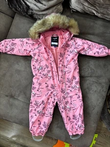 Damen Madchen Reima Lappi pink Jumpsuit Overall WInter Jacke Gr. 92 98 Oberteil - Bild 1 von 11