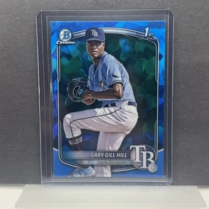 Bowman 2025 cromo zafiro Gary Gill Hill 1st Bowman #BCP-55 Tampa Bay Rays - Imagen 1 de 12