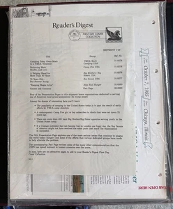 Reader’s Digest First Day Cover Collection w/ Binder, April 1985 to Oct 1985 - Picture 1 of 5