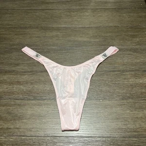 Victoria's Secret Very Sexy Thong Panty Brazilian Scattered Shine High Leg Large - Picture 1 of 7