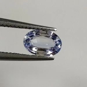0.71ct Natural Cylon Blue sapphire oval shape good color and luster gemstone - Picture 1 of 4