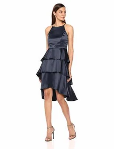 Nanette Nanette Lepore Women's Slvls Halter Dress W/Tiered Skirt Size 2 - Picture 1 of 2