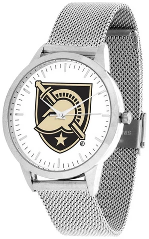 Army Black Knights Watch Silver Mesh Statement Wristwatch Cover