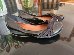 Next Damen Lackleder Schuhe Ballerinas Gr. 6 UK 39 Euro - Bild 1 von 6