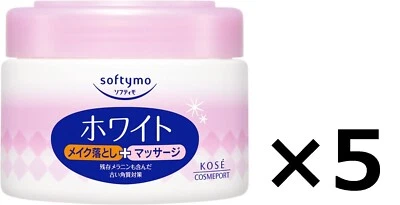 KOSE [ Crema fría blanca Softymo 300 g × 5] Crema limpiadora y masaje para el cuidado de la piel Foto 1 de 4
