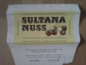 DDR Konsum Lebensmittel Schokolade Schokoladenpapier Verpackung TSW 2 - Bild 1 von 1