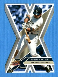 2008 Upper Deck X Die Cut #80 Adrian Gonzalez Padres - Picture 1 of 1