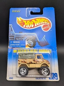 Hot Wheels #239 Mercedes-Benz Unimog Desert Camo 4x4 Vintage 1991 Release L37 - Picture 1 of 2