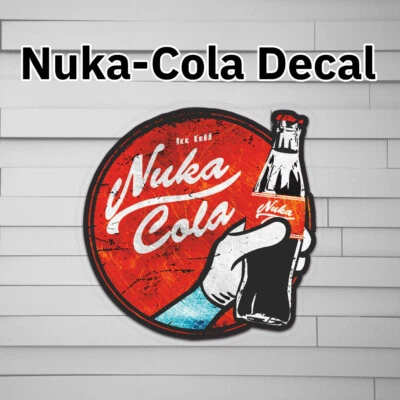 Fallout Nuka Cola Vinyl Decal (Sticker, Car laptop window tumbler water bottle) - Image 1 of 4