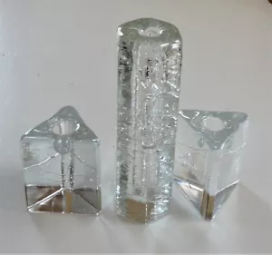 3 moderne Glas Pukeberg Solifleur Knospenvase 2 Iittala Arkipelago Kerzenhalter - Bild 1 von 14