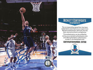 Carlos Boozer signed Utah Jazz basketball 8x10 photo Beckett COA autographed