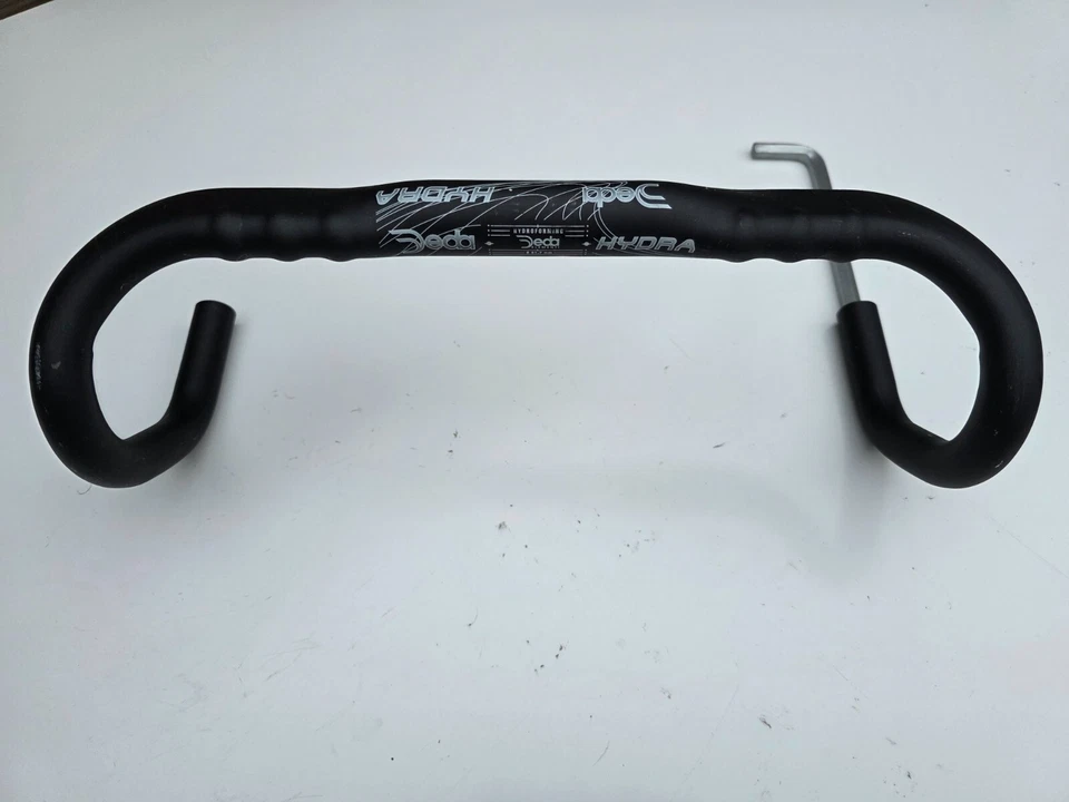 Deda Hydra Anatomic Aluminum Handlebar, 400mm C-C, 31.7mm, Very Good Condition! - Image 1 of 4