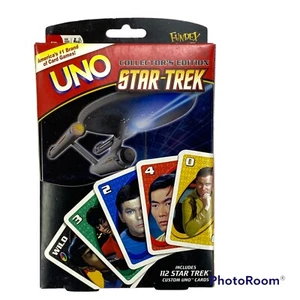 Mattel Star Trek UNO Card Game Special Edition Collectible Storage Tin 2008 - Picture 1 of 7