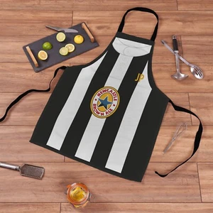 Newcastle 1996 Home Football Shirt Striped Retro Personalised Showerproof Apron - Picture 1 of 6