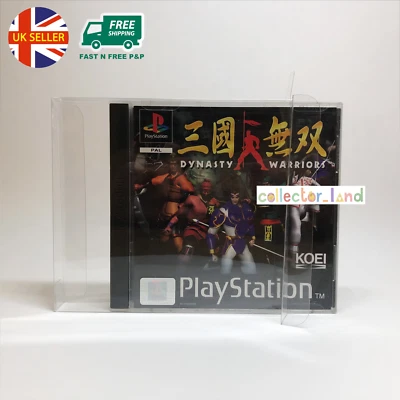 Game Box Protectors for Sony PS1 PlayStation Strong Clear Plastic Display Case - Image 1 of 4