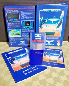 Starglider II Space Fight Atari ST IBM 3.5" PC Computer Game Rainbird Simulator - Picture 1 of 11