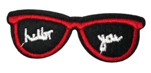 Patch Sew On Iron On Embroidered Clothing Hats Jackets Coat Sun Glass New A299 - Picture 1 of 3