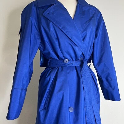 Blue Womens Trenchcoat - Image 1 of 4