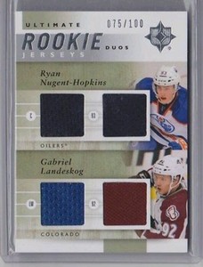 11/12 Ultimate Rookie Jersey Duos RYAN NUGENT-HOPKINS & GABRIEL LANDESKOG /100