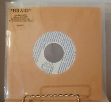 Braid "Bra!D" 7" EP Clear Vinyl "Niagra" "That Car Came Out Of Nowhere" Rock