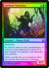 Axebane Guardian FOIL Return to Ravnica NM Green Common MAGIC CARD ABUGames