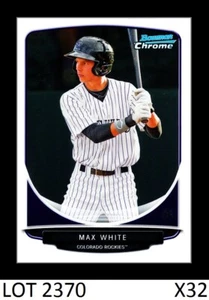 1-2013 BOWMAN CHROME PROSPECTS MAX WHITE ROCKIES CARD#BCP14 QTY - Picture 1 of 1