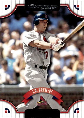 2002 Donruss #136 J.D. Drew - Image 1 of 2