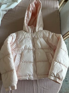 Light Pink Puffer Jacket, girls 7/8 - Picture 1 of 2