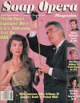 SOAP OPERA MAGAZINE Feb. 9 1993 Kimberlin Brown John McCook Bold & the Beautiful - Image 1 of 4